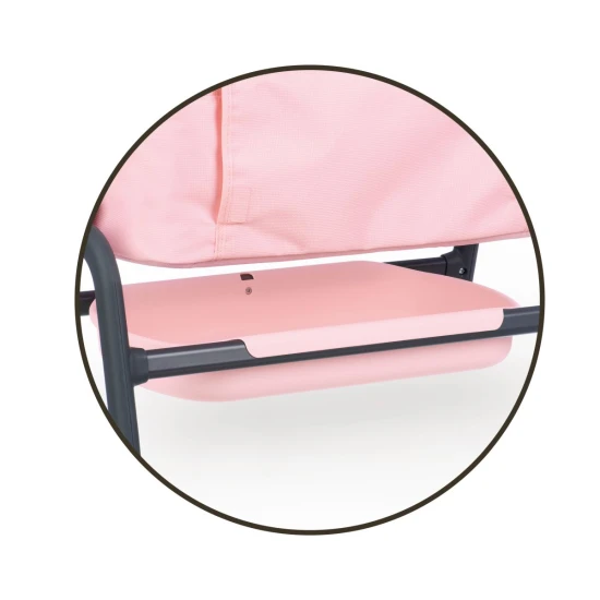 Maxi-Cosi Puppen-Beistellbett Hellrosa Maxi-Cosi Puppen-Beistellbett Hellrosa – Smoby SM240240