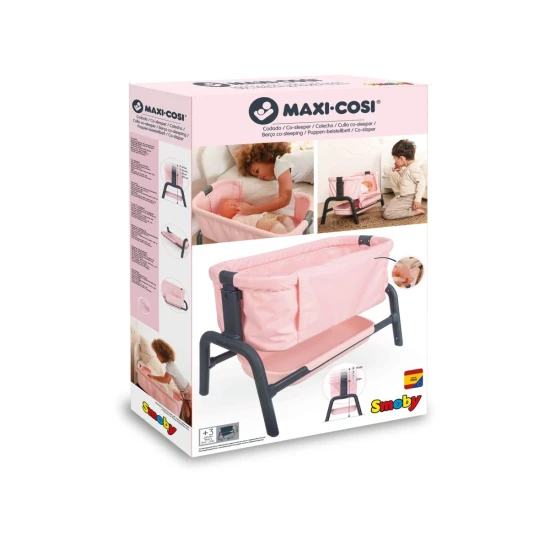 Maxi-Cosi Puppen-Beistellbett Hellrosa Maxi-Cosi Puppen-Beistellbett Hellrosa – Smoby SM240240