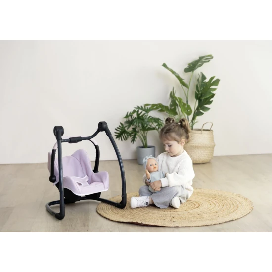 Puppen-Autositz und Hochstuhl 3-in-1 Maxi-Cosi hellrosa – Smoby SM240242