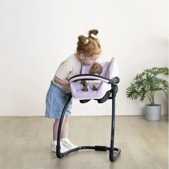 Puppen-Autositz und Hochstuhl 3-in-1 Maxi-Cosi hellrosa – Smoby SM240242
