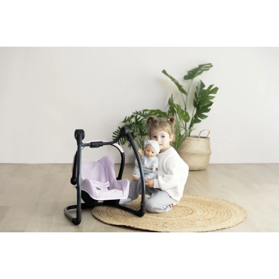 Puppen-Autositz und Hochstuhl 3-in-1 Maxi-Cosi hellrosa – Smoby SM240242