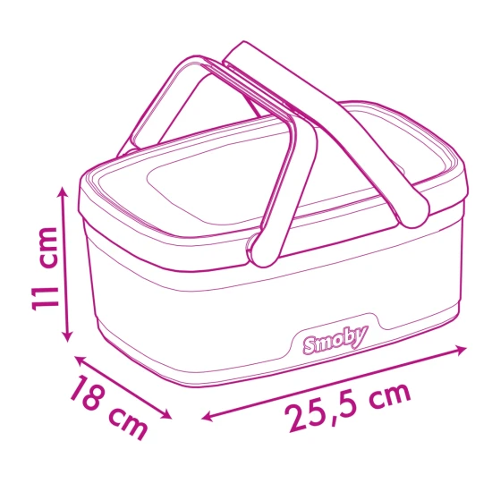 Disney Princess 2-in-1 Picknickkorb Disney Princess 2-in-1 Picknickkorb – Smoby SM312515
