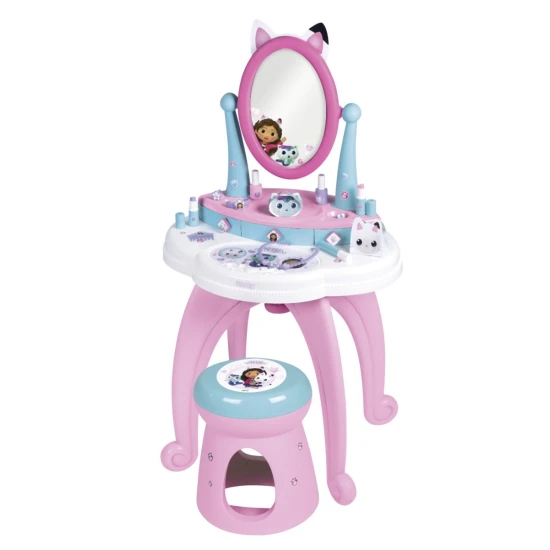 Gabby's Dollhouse Frisiertisch 2-in-1 mit Hocker Gabby's Dollhouse Frisiertisch 2-in-1 mit Hocker – Smoby SM320254