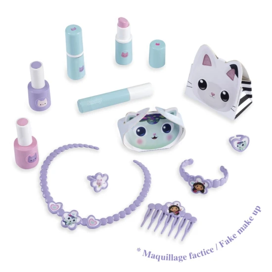 Gabby's Dollhouse Frisiertisch 2-in-1 mit Hocker Gabby's Dollhouse Frisiertisch 2-in-1 mit Hocker – Smoby SM320254