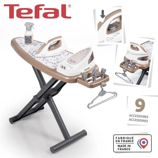 Tefal Bügelbrett und Bügeleisen mit Station Tefal Bügelbrett und Bügeleisen mit Station – Smoby SM330125