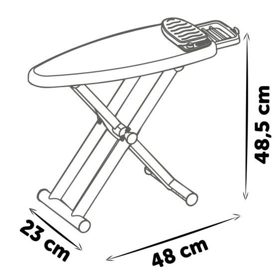 Tefal Bügelbrett und Bügeleisen mit Station Tefal Bügelbrett und Bügeleisen mit Station – Smoby SM330125