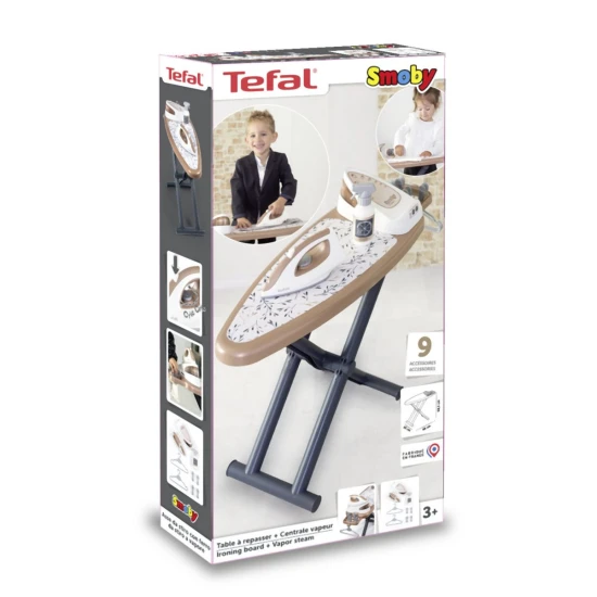Tefal Bügelbrett und Bügeleisen mit Station Tefal Bügelbrett und Bügeleisen mit Station – Smoby SM330125