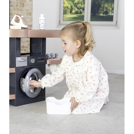 Rowenta Wäscherei 3-in-1 mit Bügeleisen und Staubsauger Rowenta Wäscherei 3-in-1 mit Bügeleisen und Staubsauger – Smoby SM330327