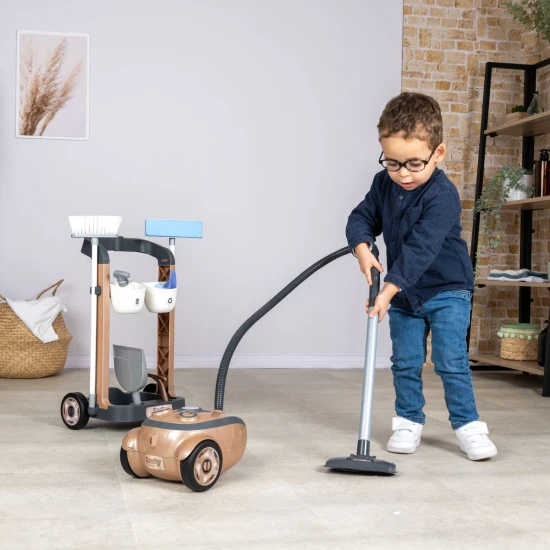 Rowenta Putzwagen mit Stabstaubsauger Rowenta Putzwagen mit Stabstaubsauger – Smoby SM330329