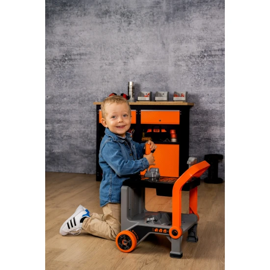 B&D Werkstattwagen mit Werkzeugbox – Smoby SM360220