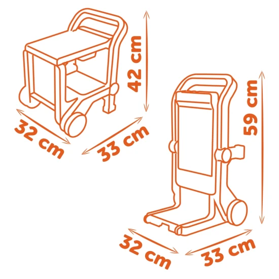 B&D Werkstattwagen mit Werkzeugbox – Smoby SM360220