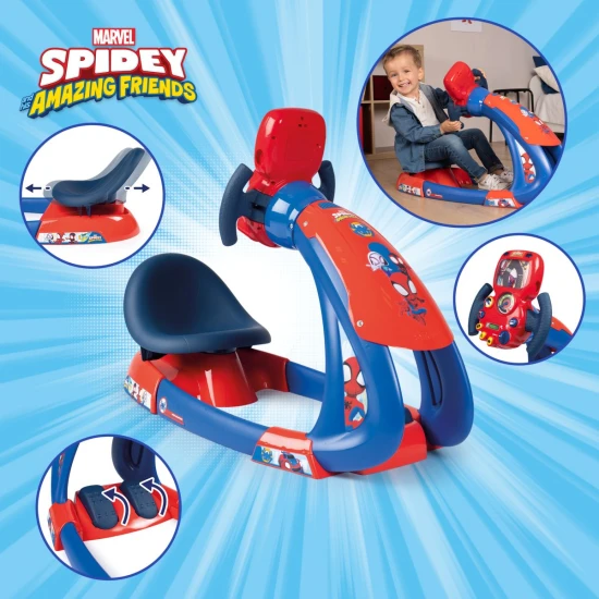 Spidey V8 Driver Fahrsimulator – Smoby SM370218