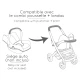 Maxi Cosi Kombi-Puppenwagen beige