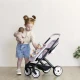 Maxi Cosi Zwillings-Puppensportwagen hellrosa
