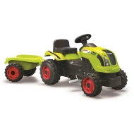 CLAAS Tretttraktor grün mit Anhänger