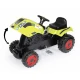 CLAAS Tretttraktor grün mit Anhänger