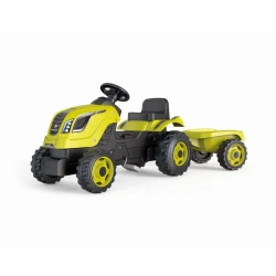 Farmer XL Trettraktor grün mit Anhänger