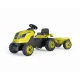 Farmer XL Trettraktor grün mit Anhänger