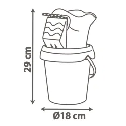 Sticheimer mit Henkel und Zubehör