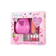 Kinder-Nagellack-Set mit Zubehör und Föhn