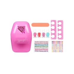 Kinder-Nagellack-Set mit Zubehör und Föhn