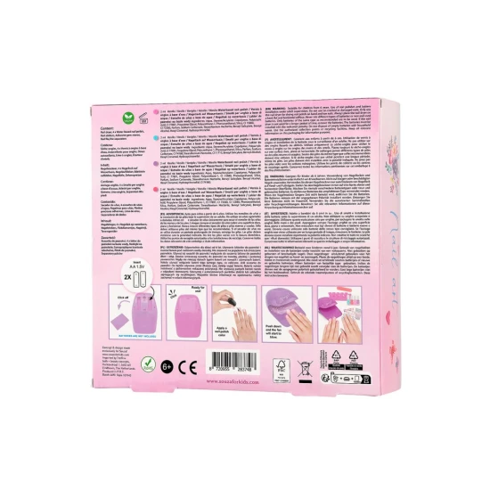 Kinder-Nagellack-Set mit Zubehör und Föhn - Souza 107140