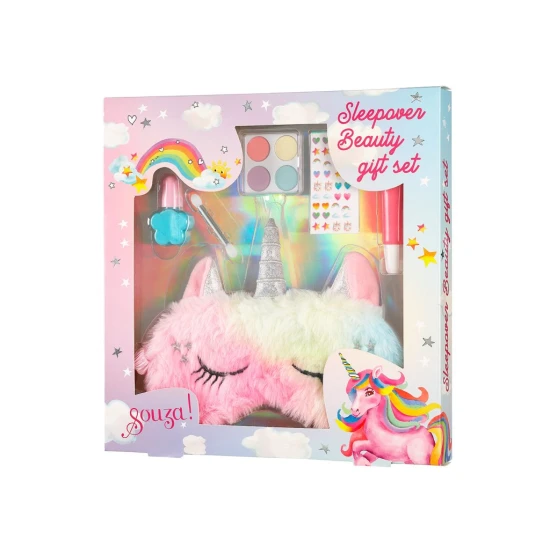 Kinder-Make-up-Set mit Schlafmaske Einhorn - Souza 107501