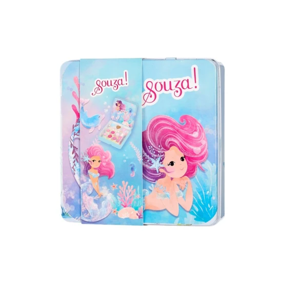 Kinder-Schminkkassette Meerjungfrau Kinder-Schminkkassette Meerjungfrau - Souza 107724