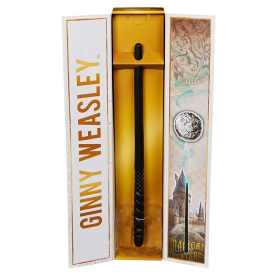 Harry Potter Sammler-Zauberstab 30 cm mit Metall-Ständer und Magical Creatures Zubehör