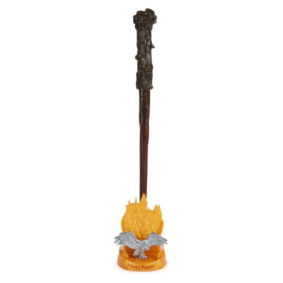 Harry Potter Sammler-Zauberstab 30 cm mit Metall-Ständer und Magical Creatures Zubehör