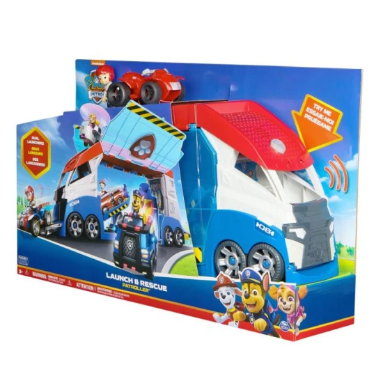 Paw Patrol Großer Patroller – Rettungsfahrzeug mit Licht, Sound, Ryder und Quad