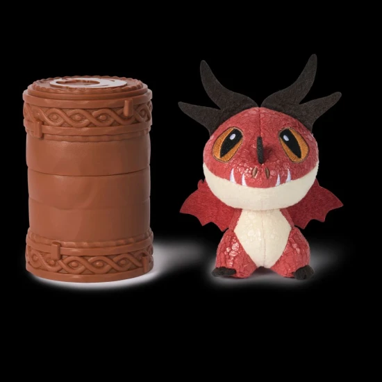 Drachenzähmen leicht gemacht Plüschdrachen im Fass