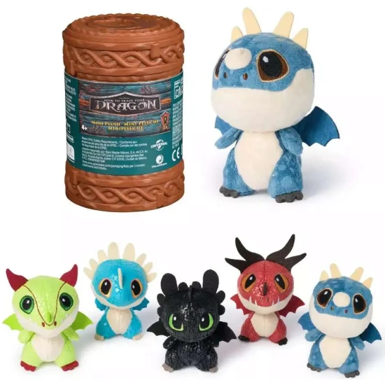 Drachenzähmen leicht gemacht Plüschdrachen im Fass