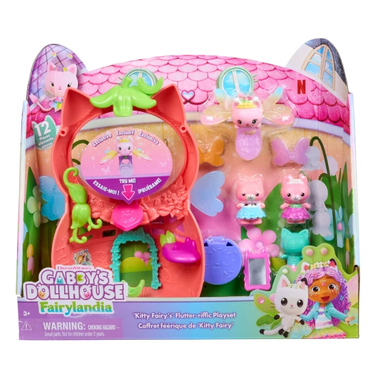 Spin Master Gabby's Dollhouse Feen-Spielset mit Figuren