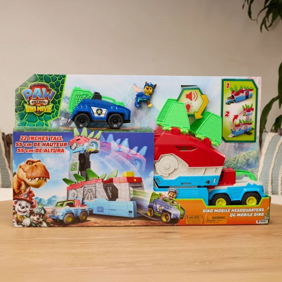 Spin Master PAW Patrol Dino Großes verwandelbares Fahrzeug