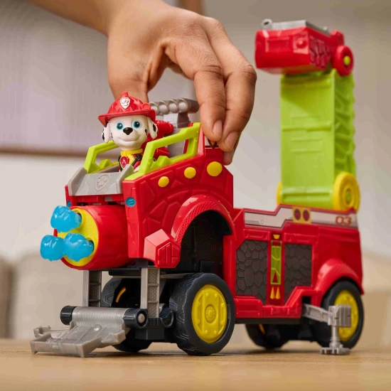 Spin Master PAW Patrol Dino Rettungsfahrzeug Marshall
