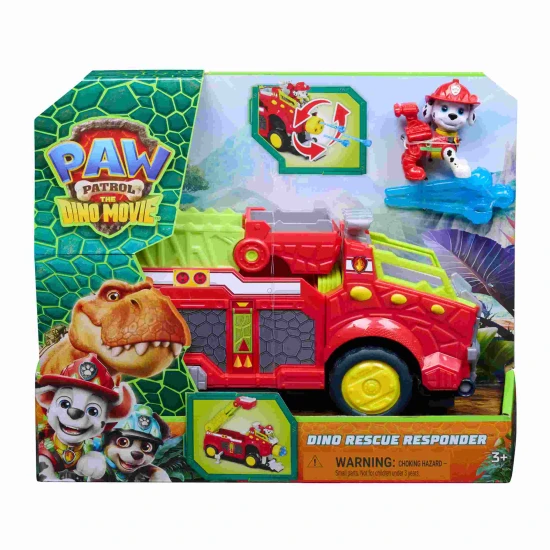 Spin Master PAW Patrol Dino Rettungsfahrzeug Marshall