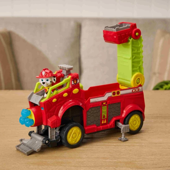 Spin Master PAW Patrol Dino Rettungsfahrzeug Marshall