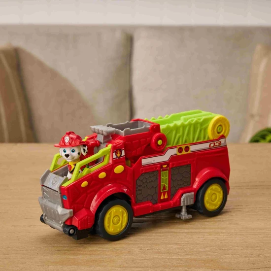 Spin Master PAW Patrol Dino Rettungsfahrzeug Marshall