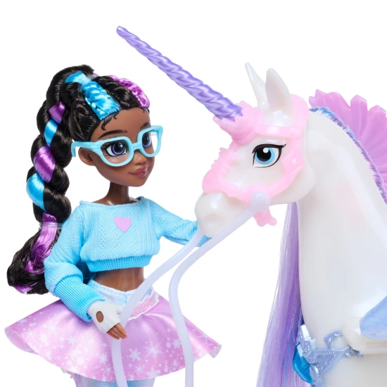Spin Master Unicorn Academy Layla & Glacier, Licht & Sound
