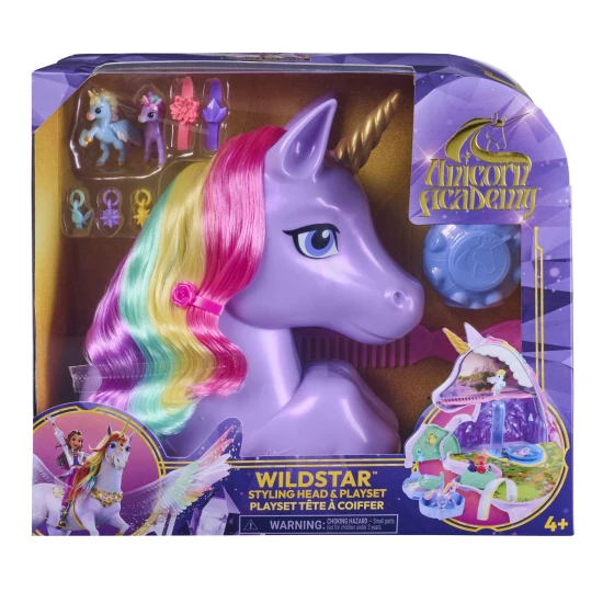 Spin Master Unicorn Academy Frisierkopf, klappbar zum Spielset Spin Master Unicorn Academy Frisierkopf, klappbar zum Spielset