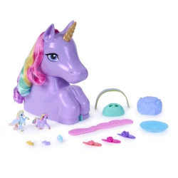 Spin Master Unicorn Academy Frisierkopf, klappbar zum Spielset Spin Master Unicorn Academy Frisierkopf, klappbar zum Spielset