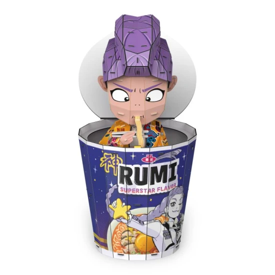 K-POP Ramen-Becher – 3D-Puzzle-Figur Rumi aus K-Pop Demon Hunters im Chibi-Stil mit Ramen-Becher