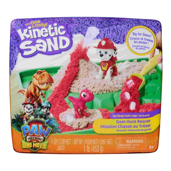 Spin Master Kinetic Sand PAW Patrol 3er-Set mit Figur Marshall