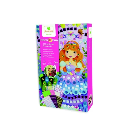 Stick & Fun – kleines Mosaik – Prinzessinnen Stick & Fun – kleines Mosaik – Prinzessinnen – Sycomore SYC_CRE7065