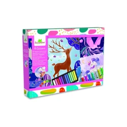 Artissimo XXL Set Aquarell Pastellkreide und Acrylfarben Magische Tiere
