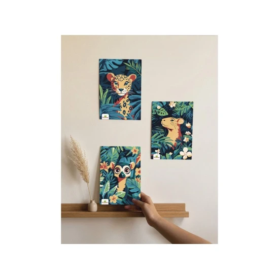 Sycomore Artissimo Malen mit Acrylstiften nach Zahlen Dschungel