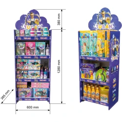 Hohes Display für TUBAN-Produkte