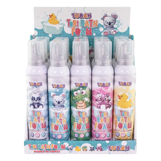 Display + 15 Stück Tubi Sensory Schaum 200 ml