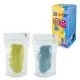 Flauschsand 2 x 70g blau und gelb